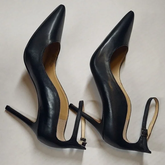 Vince Camuto Hinata Black Ankle Strap Heel Size 9 1/2 M - Picture 6 of 10